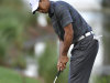 Tiger Woods putts on the sixth green during the pro-am event at the Honda Classic golf tournament in Palm Beach Gardens, Fla., Wednesday, Feb. 29, 2012.  (AP Photo/Rainier Ehrhardt)