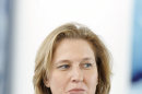 FILE - In this Aug. 28, 2006 file photo, former Israeli Foreign Minister Tzipi Livni, is seen during her visit in the Chancellory in Berlin. Livni is expected to announce her return to Israeli politics on Tuesday, Nov. 27, 2012. (AP Photo/Franka Bruns, File)