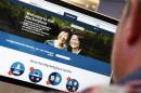 A man looks over the Affordable Care Act signup page on the HealthCare.gov website in New York in this photo illustration