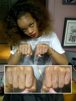 Rihanna Twitter RiRi has a new tattoo to celebrate her love for a guy 