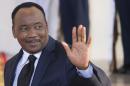 Niger President Issoufou Mahamadou, pictured on August 5, 2014, was elected in 2011 and is seeking another term