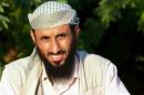 Al-Qaeda in the Arabian Peninsula chief Nasir al-Wuhayshi sits in the militant stronghold town of Jaar, in Yemen's southern Abyan province, on April 28, 2012