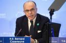 French Interior Minister Cazeneuve speaks at the Ministerial meeting on Foreign Fighters during the White House Summit on Countering Violent Extremism at the State Department in Washington