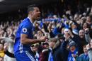 Chelsea's striker Diego Costa celebrates after scoring on December 11, 2016