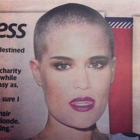 Off Topic: Nuestras cosas :: Bow down Bitches!!! - Página 13 Jessiej-shave-head-comic-relief-first-look-hair-dare
