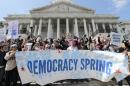 Democracy Spring protests at the Capitol