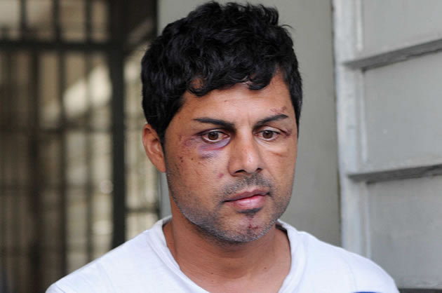Fabinho Fontes, ex-jogador do Corinthians, é preso acusado de abuso sexual de menina de 5 anos em março de 2012 (Foto: GazetaPress)