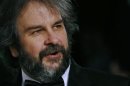 Director Peter Jackson arrives for the royal premiere of his film "The Hobbit - An Unexpected Journey" in central London
