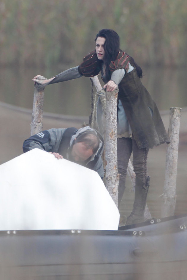 Spotted on set Snow White and the Huntsman 2011