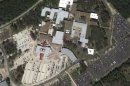 Google Earth satellite image of the Lone Star College in Houston
