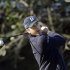 Matt Kuchar drives on the 11th tee during the first round of the Northern Trust Open golf tournament at Riviera Country Club in the Pacific Palisades area of Los Angeles Thursday, Feb. 14, 2013. (AP Photo/Reed Saxon)