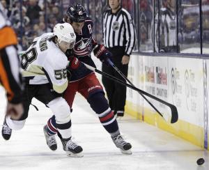 Pens' Zatkoff shuts out CBJ 3-0 for 1st NHL win