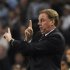Tottenham Hotspur's Redknapp gestures during their English Premier League soccer match against Manchester City in Manchester