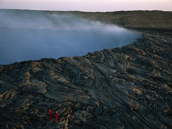 Ertale Volcano Crater, Ethiopia