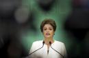 Brazil's President Dilma Rousseff speaks during a news conference at the Planalto Palace, in Brasilia