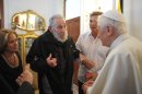 In this picture made available by the Vatican newspaper Osservatore Romano Pope Benedict XVI, right, meets with Fidel Castro in Havana, Cuba, Wednesday, March 28, 2012. (AP Photo/Osservatore Romano)