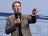 In this Oct. 5, 2011 photo, Oracle CEO Larry Ellison speaks during the Oracle OpenWorld Keynote in San Francisco. Ellison has reached a deal to buy 98 percent of the island of Lanai from its current owner, Hawaii Gov. Neil Abercrombie said Wednesday, June 20, 2012. (AP Photo/Jeff Chiu)