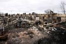 Burned out homes are pictured in the Abasand neighbourhood of Fort McMurray, Alberta, Canada, May 9, 2016