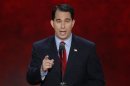 Wisconsin Governor Walker addresses second session of the Republican National Convention in Tampa