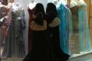 Saudi women shop at Al-Hayatt mall in Riyadh