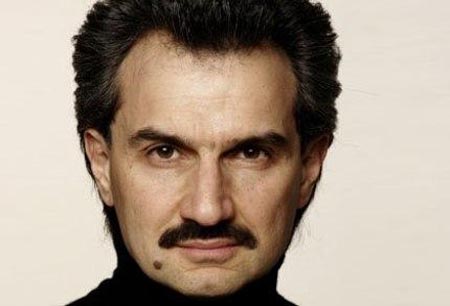 First place Prince Alwaleed bin Talal and his fortune is estimated at $ 18 billion