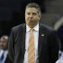 FILE - This March 18, 2011 file photo shows Tennessee head coach Bruce Pearl during a college basketball game against Michigan, in Charlotte, N.C. People familiar with the situation say the NCAA is hitting former coach Pearl with a multiyear show-cause penalty, but the Volunteers program will not face additional sanctions beyond what it self-imposed in response to charges of 12 major violations. The show-cause penalty means any school wanting to hire him must go before the NCAA to explain why and could face penalties. (AP Photo/Bob Leverone, File)
