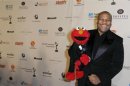 Puppeteer Clash who is voice of "Elmo," arrives for International Emmys in New York