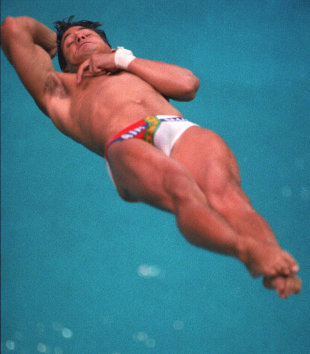 美國跳水皇帝魯甘尼斯(圖片來源：中央社)