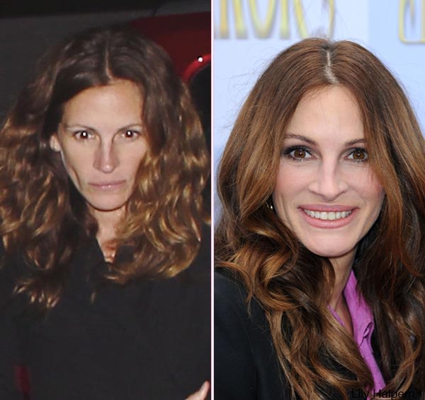 Julia Roberts: Do You Like Her Better With Or Without Makeup?