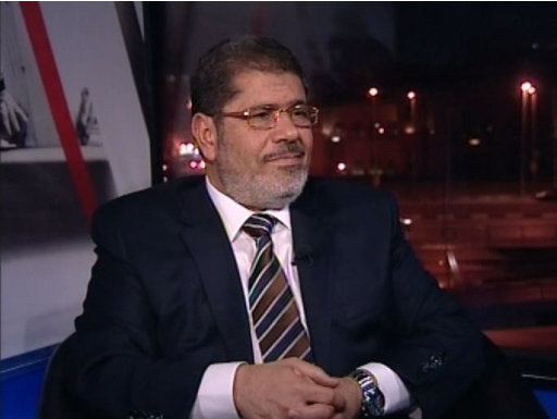 مرسي يتوقع الفوز برئاسة مصر