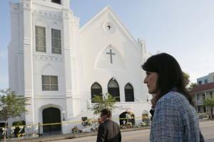White suspect charged with murder in attack on black U.S. church.
