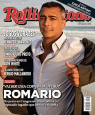 Capa da 'Rolling Stone' com Romário. Crédito da foto: Divulgação/Rolling Stone
