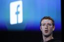 Mark Zuckerberg during a Facebook press event to introduce 'Home' a Facebook app suite in Menlo Park