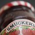 FILE - In this Aug. 16, 2010 file photo, a jar of Smucker's preserves is displayed in Philadelphia. J.M. Smucker Co. said Thursday, Aug. 18, 2011, its second-quarter net income rose 8 percent as it raised prices in most categories to offset higher commodity costs.(AP Photo/Matt Rourke, File)