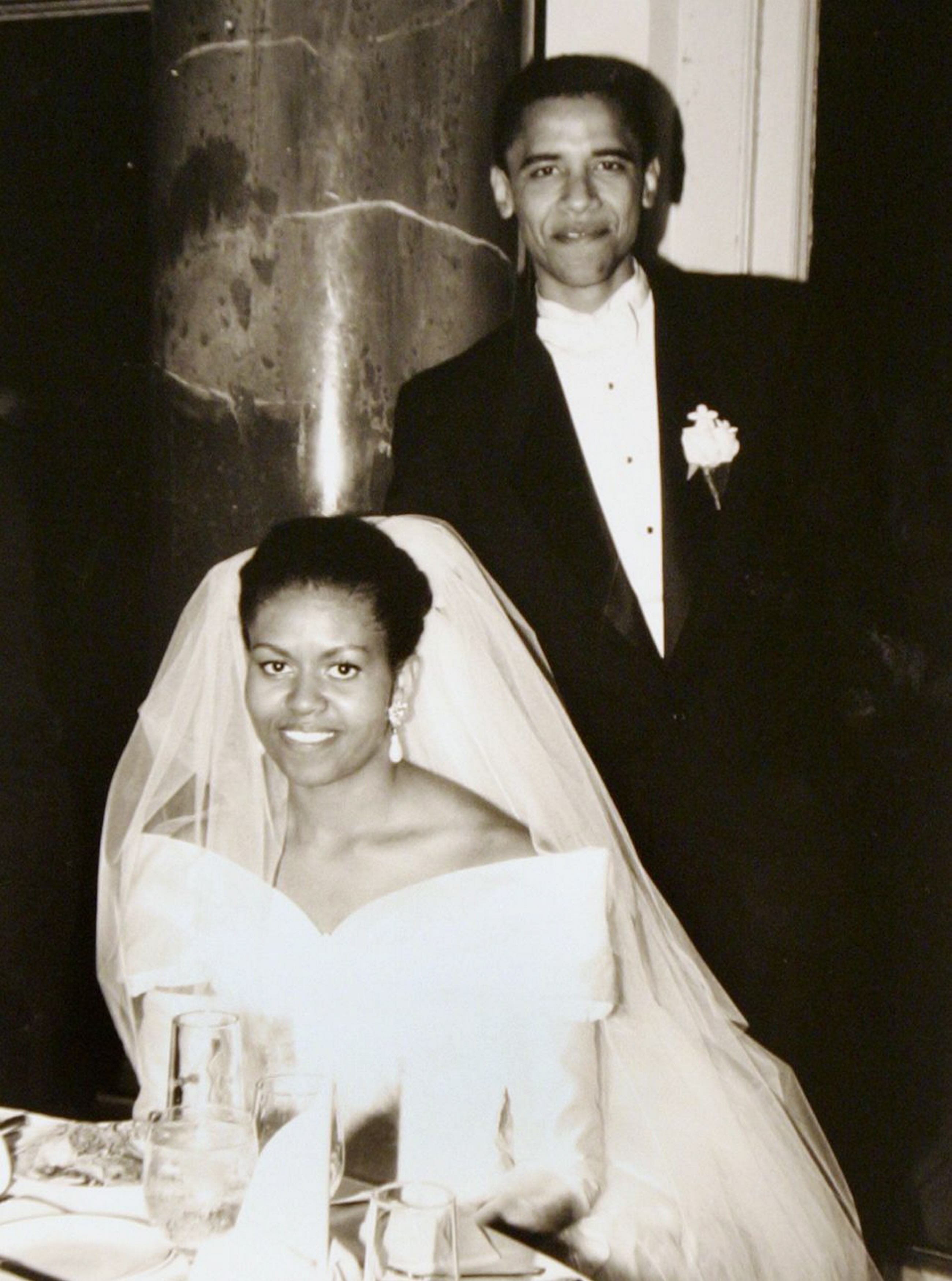 Barack and Michelle Obama Wedding