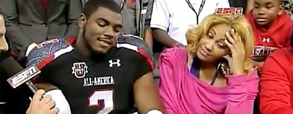 LANDON COLLINS' mom claims Nick Saban offered her son's girlfriend a job