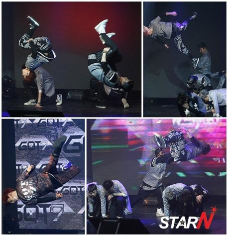 揭下神秘面紗的JYP新人男團GOT7 出道首個舞台重磅出擊