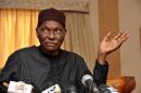 Former Senegalese President Abdoulaye Wade gives a press conference in Dakar, on May 25, 2012