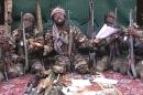 A screengrab taken on September 25, 2013 from a video distributed through an intermediary to local reporters and seen by AFP, shows a man claiming to be the leader of Nigerian Islamist extremist group Boko Haram Abubakar Shekau