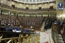 Vista general de hemiciclo del Congreso de los Diputados durante la intervención del presidente del Gobierno, Mariano Rajoy, en el debate sobre el estado de la nación del pasado mes de febrero. EFE/Archivo