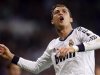 Real Madrid's Cristiano Ronaldo celebrates after scoring his second goal against Deportivo Coruna during their Spanish first division soccer match in Madrid