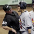 St. Louis Cardinals' Yadier Molina argues with home plate umpire Rob Drake after being called out on strikes during the 10th inning of a baseball game against the Milwaukee Brewers Tuesday, Aug. 2, 2011, in Milwaukee. (AP Photo/Morry Gash)