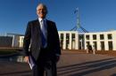 Australian Prime Minister Malcolm Turnbull stands outside Australia's Parliament House in Canberra May 4, 2016 following the announcement Australia's 2016-17 Federal Budget