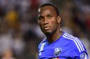 Didier Drogba of the Montreal Impact looks on prior to kickoff against the LA Galaxy in their MLS match on September 12, 2015 in Carson, California
