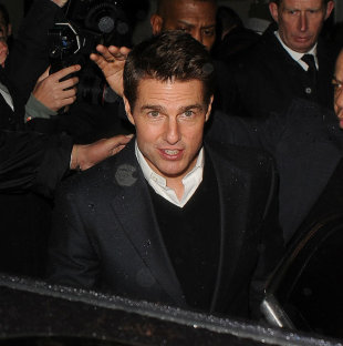 He's A Hit! Tom Cruise Is Met By A Hoard Of Fans As He Lands In Tokyo