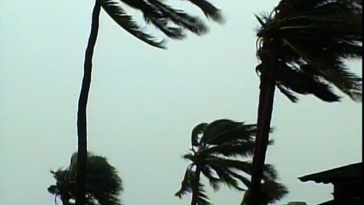 Hurricane Irene hits Bahamas. 