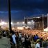 In this Saturday, Aug. 13, 2011 frame grab from video provided by Jessica Silas, a stage is seen moments before it collapses at the Indiana State Fair, killing five and injuring dozens of fans waiting for the country band Sugarland to perform, in Indianapolis. (AP Photo/Jessica Silas)