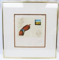 Signed sketch by Salvador Dali found at Goodwill