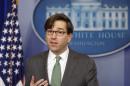 Chairman of the Council of Economic Advisers Jason Furman speaks during a news conference at the White House in Washington