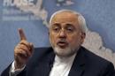 Iran's Foreign Minister Mohammad Javad Zarif speaks at Chatham House in London, Britain